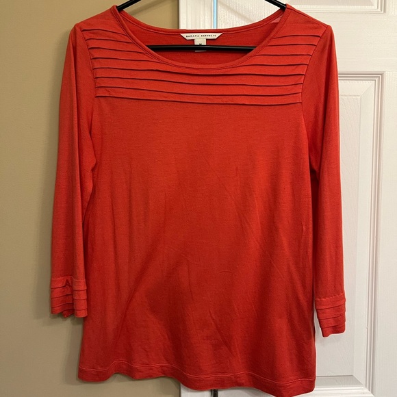 Banana Republic Size M orange shirt in good condition. - Picture 1 of 3